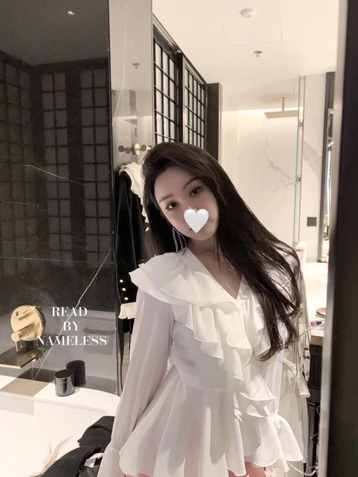 Read Nameless /浪漫白色缎面约会衬衫 商品图13