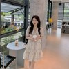 金蘑菇菇【山谷铃兰】设计感气质连衣裙收腰显瘦长裙 商品缩略图0