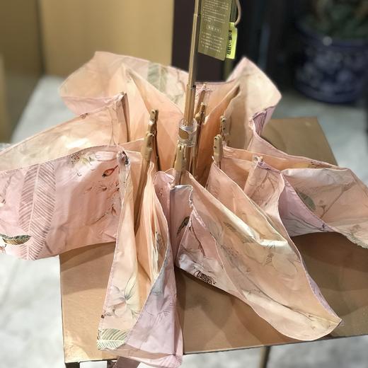 优品堂【如花如歌】五折米胶金骨防紫外线太阳伞 商品图3