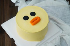 4寸鸭鸭一鲜奶动物奶油蛋糕