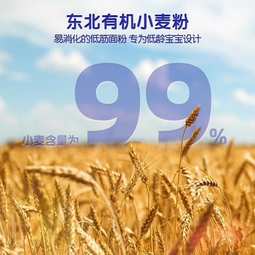 小鹿蓝蓝婴幼儿有机加铁粒粒面 160g 商品图4