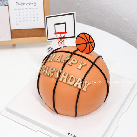 篮球奶油蛋糕 商品图0