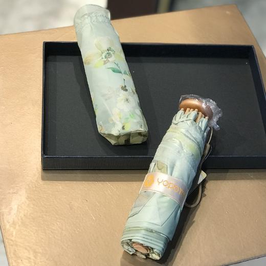 优品堂【如花如歌】五折米胶金骨防紫外线太阳伞 商品图11