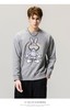 PINLI品立春季新款男士套头卫衣兔子压烫圆领上衣BG231109026 商品缩略图6