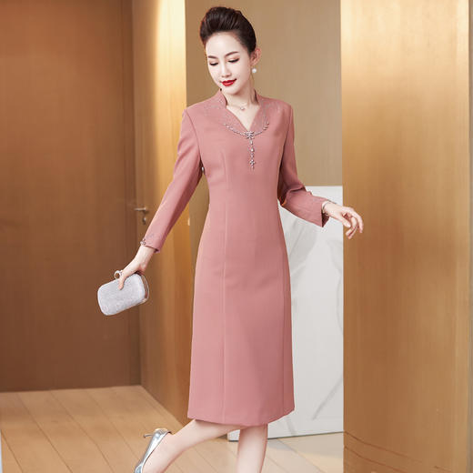 妈妈装礼服高贵优雅连衣裙平时可穿LC2233 商品图1