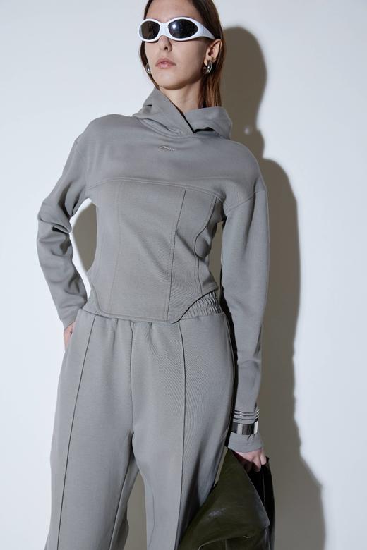 后中毛边直筒卫裤 商品图1