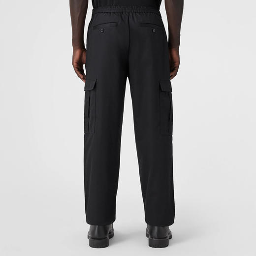 BURBERRY 巴宝莉 男士黑色棉质休闲工装裤 黑色 8065086 A1189 商品图2