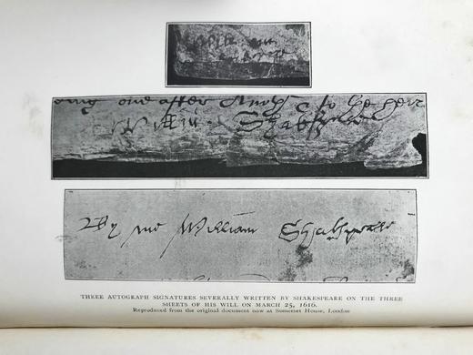 1899年 西德尼·李《莎士比亚传》 6幅插图 漆布精装32开 商品图9