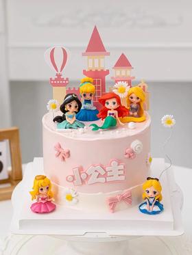 【小公主城堡】叮当CAKE爆款生日蛋糕-鲜果奶油蛋糕