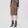 BURBERRY 巴宝莉 女士格纹丝棉混纺提花半裙 格子 8043412 A8773 商品缩略图1
