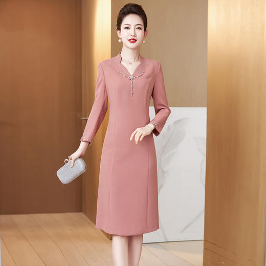 妈妈装礼服高贵优雅连衣裙平时可穿LC2233 商品图0