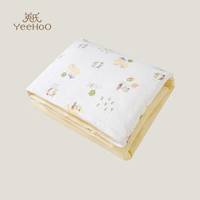 英氏宝宝婴儿含被芯可拆洗厚被子纯棉秋冬盖毯厚毯子YEBBJ3P001A