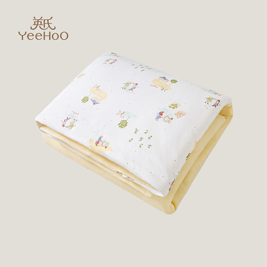 英氏宝宝婴儿含被芯可拆洗厚被子纯棉秋冬盖毯厚毯子YEBBJ3P001A 商品图0