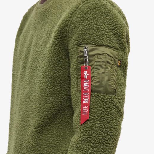 元单公司货 阿贰法 厚实圆领套头摇粒绒毛毛衣 WT551 商品图2