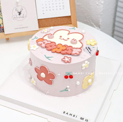 兔子花花奶油蛋糕 商品图3