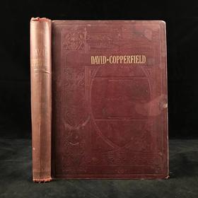 约19世纪后期 狄更斯《大卫·科波菲尔》 61幅插图 漆布精装16开