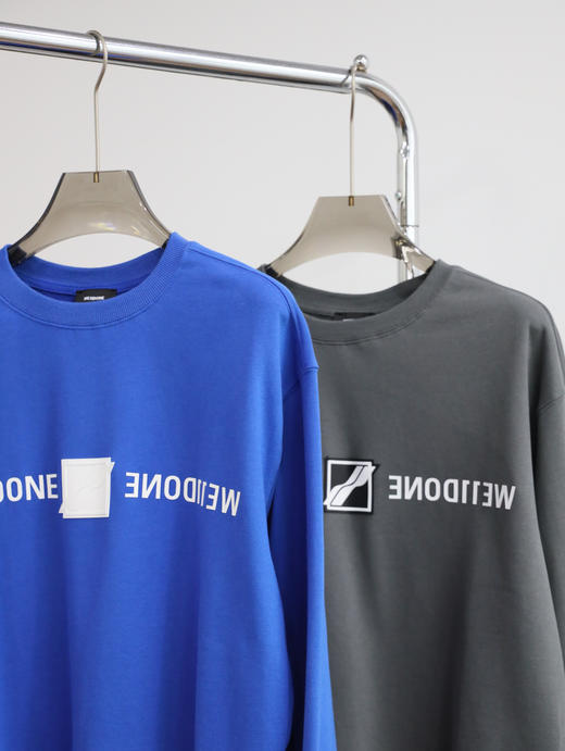 WE1LDONE 廓形情侣圆领卫衣  WY698 商品图4