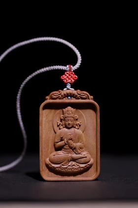 八大守护神°老山檀香挂牌吊坠