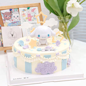 玉桂狗三丽鸥奶油蛋糕