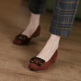 春季新款，柔软舒适全皮单鞋BY-H919