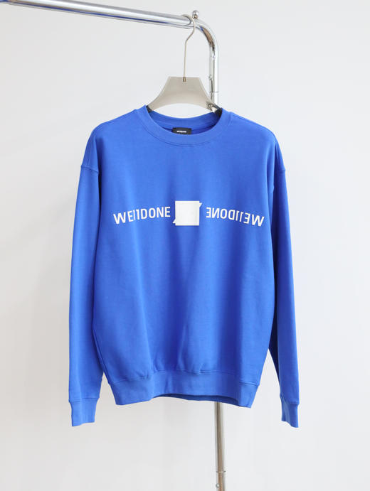 WE1LDONE 廓形情侣圆领卫衣  WY698 商品图7