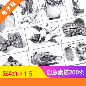 高清创意素描学习资料图片200张【电子版】