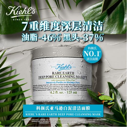 科颜氏（Kiehl's）白泥清洁面膜 收缩毛孔去黑头125ml DJ 商品图0