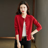 小个子短款开衫针织外套女，春秋妈妈春装小个子毛衣外搭洋气小披肩CC-101-18612 商品缩略图1