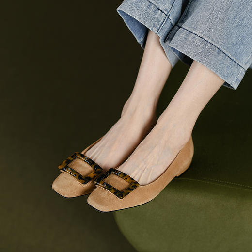 春季新款，柔软舒适全皮单鞋BY-H919 商品图7