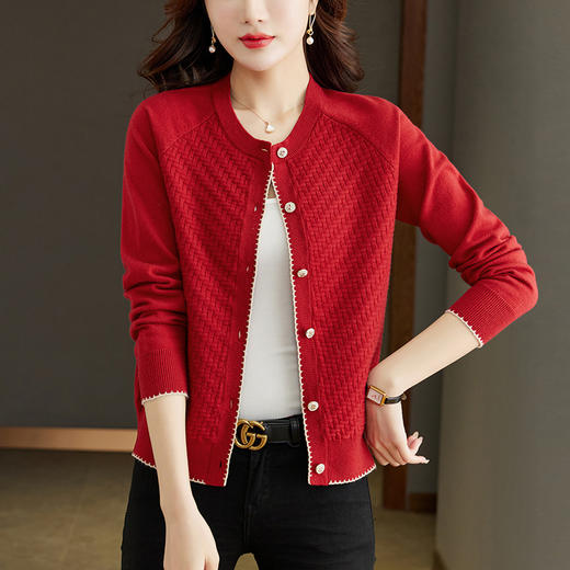 小个子短款开衫针织外套女，春秋妈妈春装小个子毛衣外搭洋气小披肩CC-101-18612 商品图7