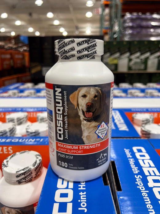 特价🐶330元，狗狗版维骨力限时折扣‼️Cosequin DS MSM狗犬用加强型关节宝软骨素咀嚼片 180粒！ 商品图1