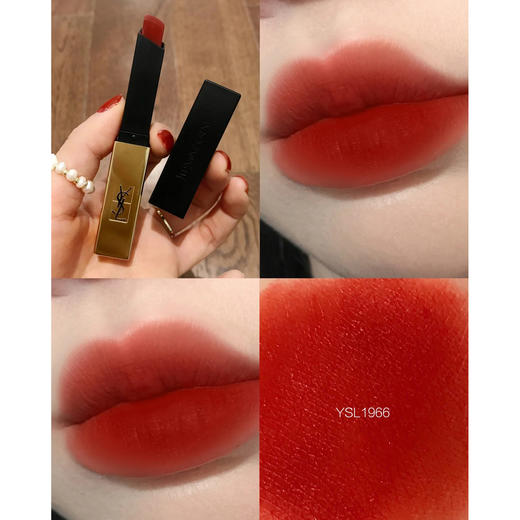 【2.14情人节专享】YSL 圣罗兰口红 | 小金条口红   #1 #9#12#1966   哑光复古 显白显气质 不挑肤色 商品图7