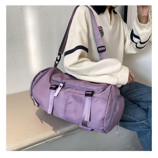 【健身旅行包】户外大空间运动健身包干湿分离 旅行包瑜伽行李袋双肩背包独立鞋位 商品图1