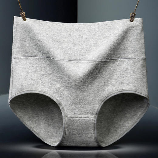 雀说5条装加肥加大码纯棉女士内裤 收腹提臀高腰内裤 纯棉女AL1121 商品图0