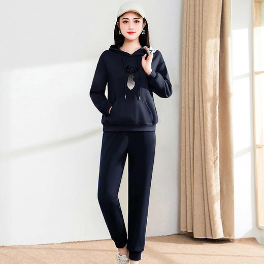 舒适休闲，气质通勤春秋新款裤套装QYM-XYKL-2807-L 商品图1