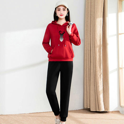 舒适休闲，气质通勤春秋新款裤套装QYM-XYKL-2807-L 商品图0