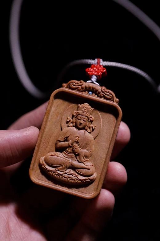八大守护神°老山檀香挂牌吊坠 商品图2