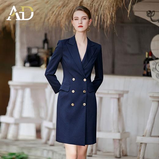 AD职业装气质女神范连衣裙女总裁套装高端售楼部工作服商务接待装 商品图3
