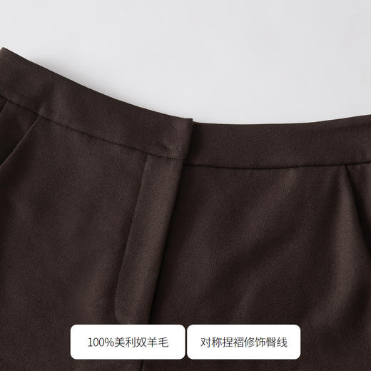 VGRASS100羊毛通勤休闲长裤 商品图1