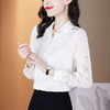 醋酸缎面衬衫2023春装设计感洋气时尚气质职业衬衣上衣KQL-402H3005 商品缩略图3