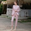 AD粉色西装套装女春秋高级感职业装时尚气质西服马甲三件套正装 商品缩略图3