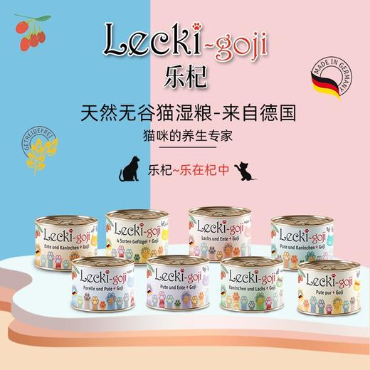 德国小众Leckigoji乐杞97%含肉养生低敏全期猫咪主食罐猫罐头 商品图3