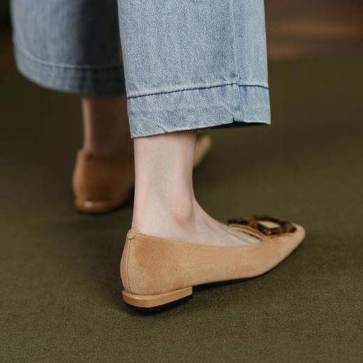 春季新款，柔软舒适全皮单鞋BY-H919 商品图5