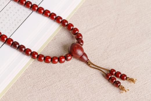 XYZT0169°小叶紫檀带金星佛珠男女手饰 商品图5