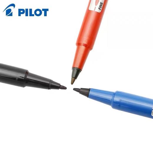 日本PILOT百乐小双头记号笔SCA-TM小号油性黑色标记笔勾线光盘笔小头细头马克笔绘画描边美术勾边笔 商品图5