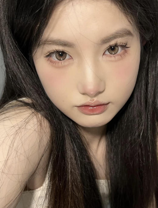 Allecon· 年抛 冰淇淋棕/灰 王走走点赞10w+ 升级版狗狗眼无辜水润感十足/14.2/备注双眼度数 商品图3