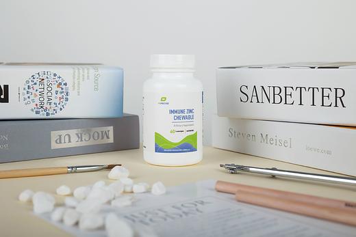 【香港仓2-3周到手-美国儿科配方-儿童抵御力-锌咀嚼片】  Immune Zinc 90片果味含片可咀嚼  每片23mg 柠檬酸锌+葡tao糖酸锌双重配方 安全代糖 Purecise 商品图10