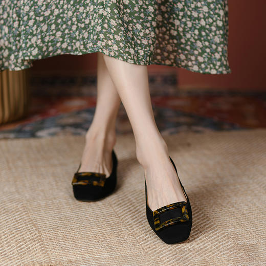 春季新款，柔软舒适全皮单鞋BY-H919 商品图8