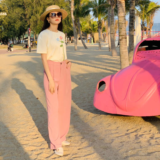 【百图lulu定制】【职场神裤】后腰弹力收褶  垂感 西裤 商品图4