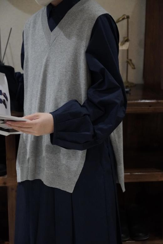 Gauze黑灰2色背心 商品图1